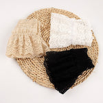 Lace Ruffles Detachable Sleeve Cuffs - Gothic Edgy Alt Clothing Accessories