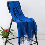 Elegant Pashmina Cashmere Shawl Scarf - Office wear Elegant Wraps Female Hijab Thin Shawl Head Scarves Foulard Stoles