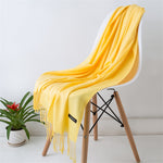 Elegant Pashmina Cashmere Shawl Scarf - Office wear Elegant Wraps Female Hijab Thin Shawl Head Scarves Foulard Stoles