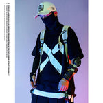 NeoTokyo  Techwear Tee - Harajuku Style, Anime T-Shirt, Casual Sport, Hip Hop, Punk