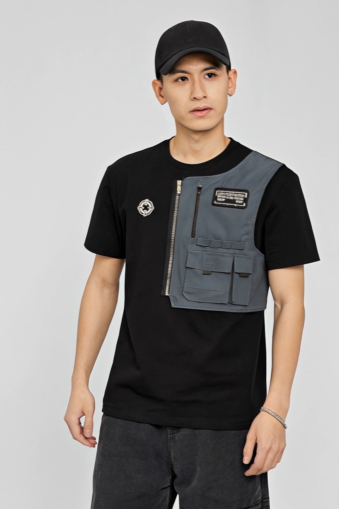 Operative Edge Patchwork Techwear Tee