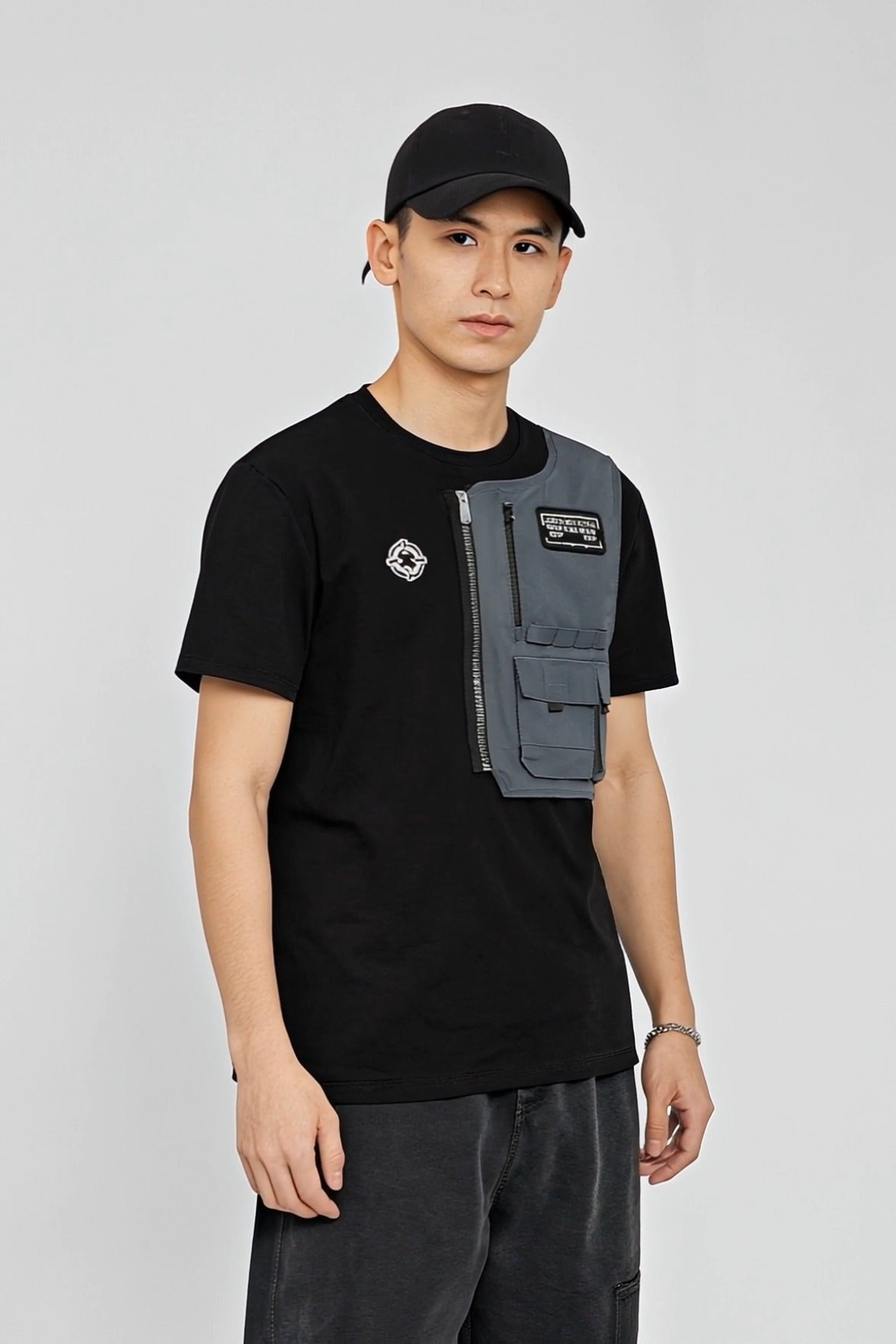 Operative Edge Patchwork Techwear Tee