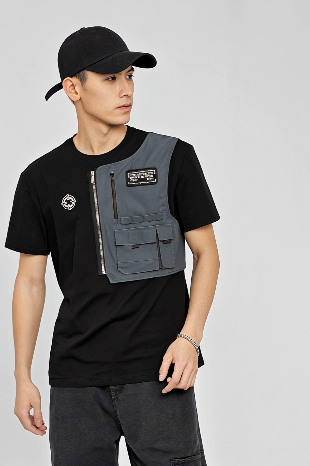 Operative Edge Patchwork Techwear Tee