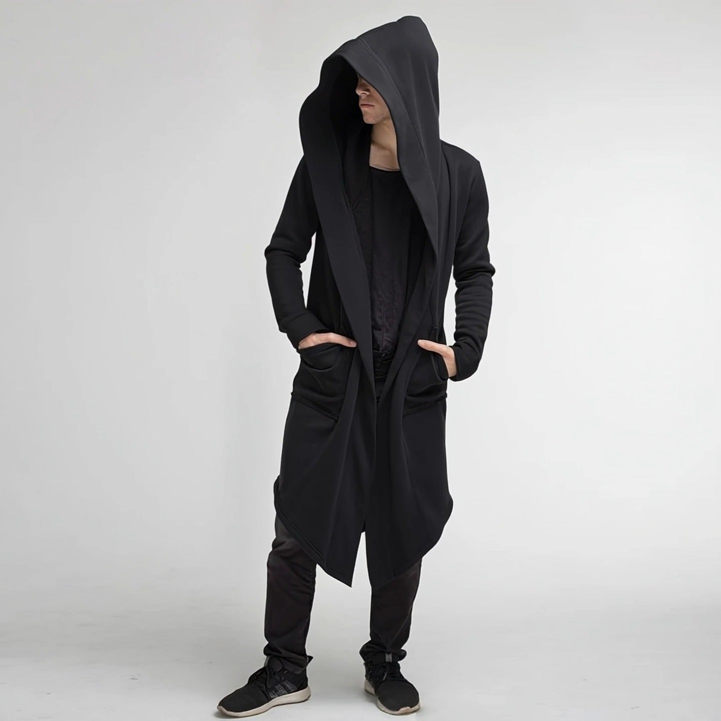 Nocturne Hooded Drape Coat