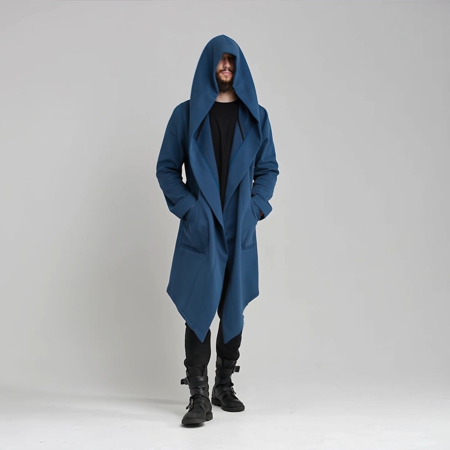 Nocturne Hooded Drape Coat