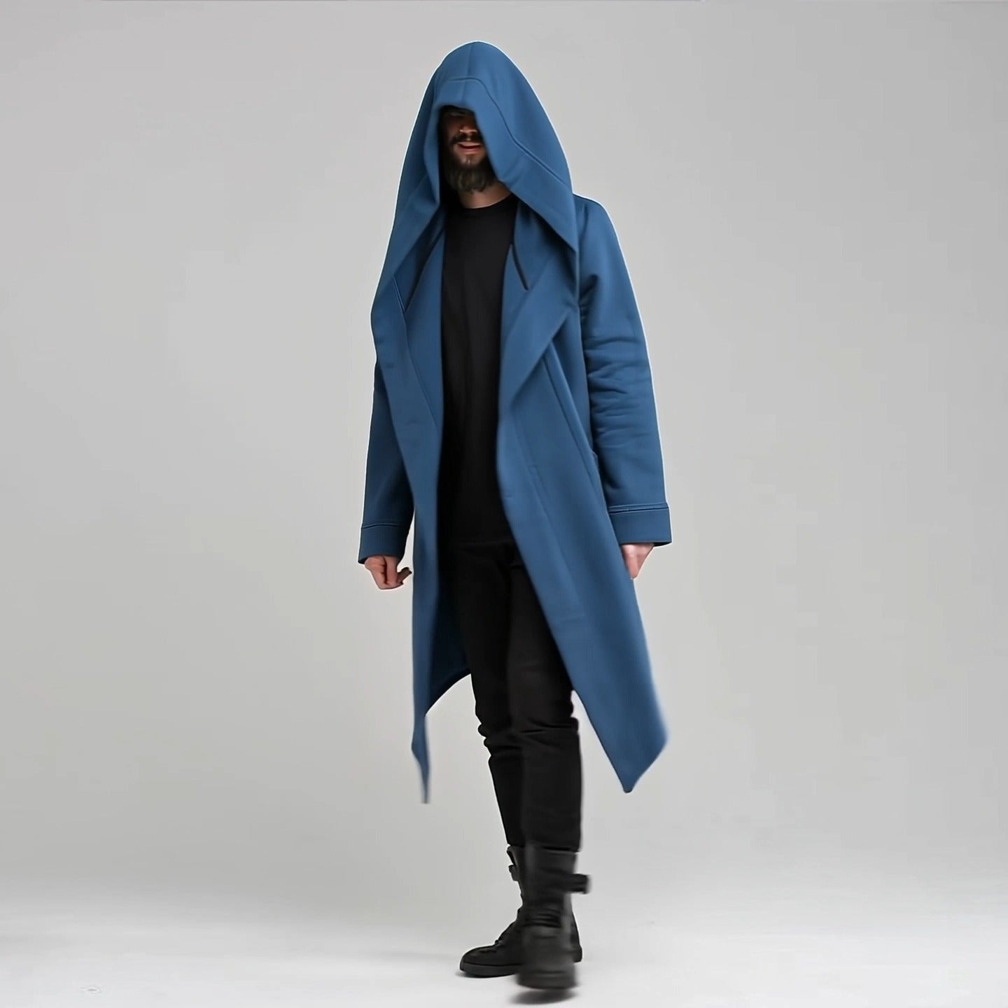 Nocturne Hooded Drape Coat