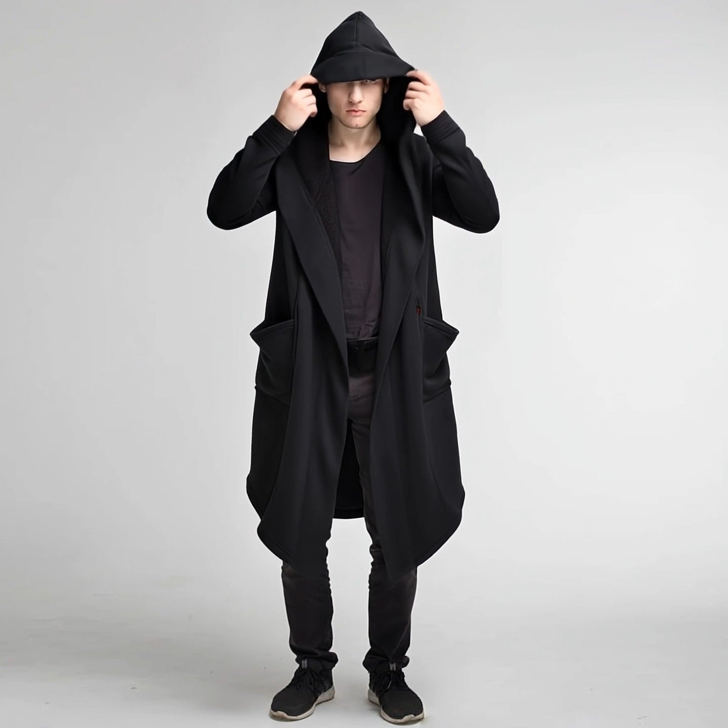Nocturne Hooded Drape Coat
