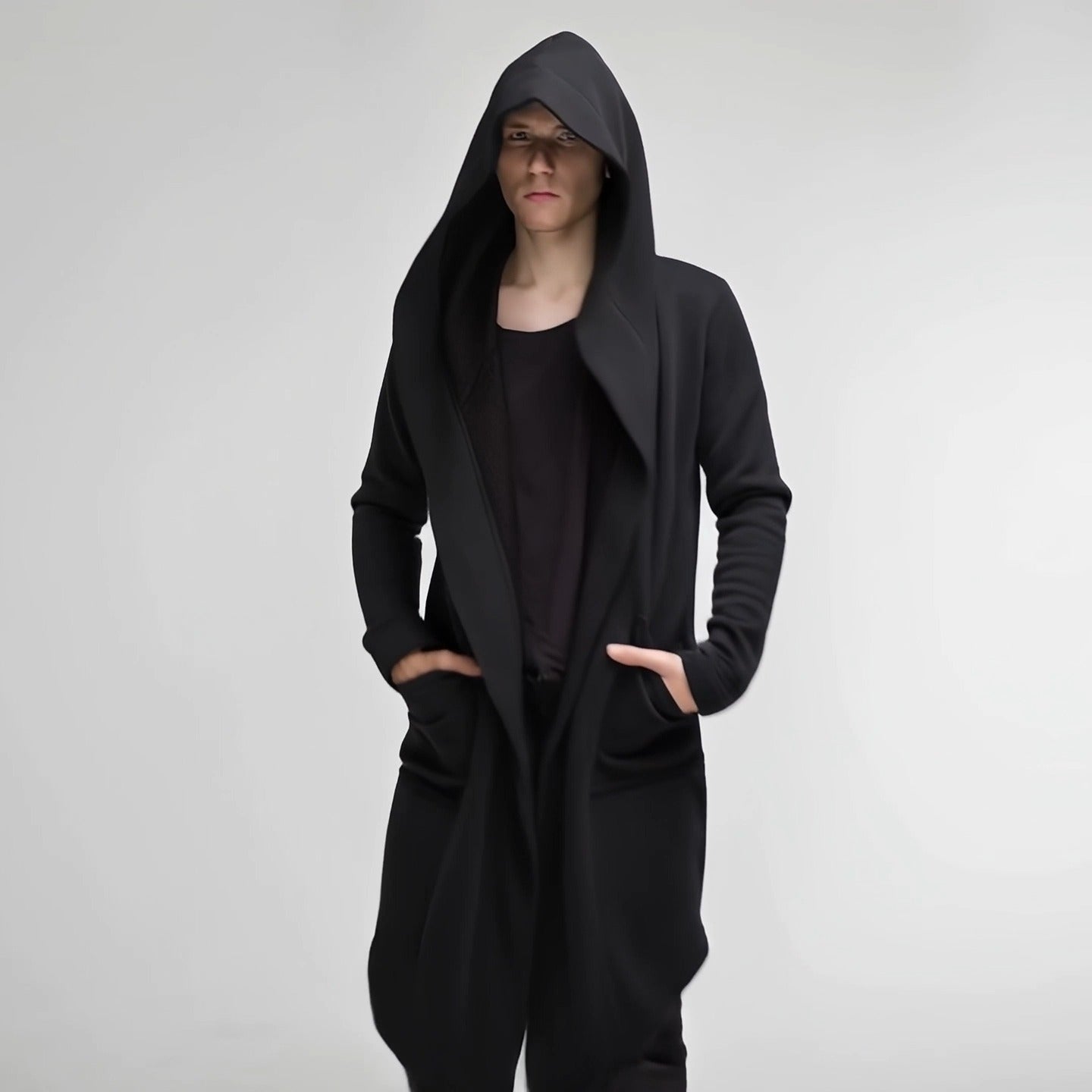 Nocturne Hooded Drape Coat