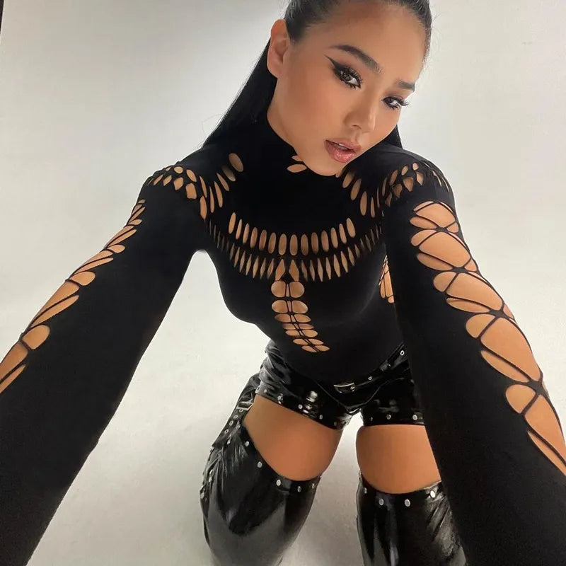 Cybernetic Elegance Bodysuit