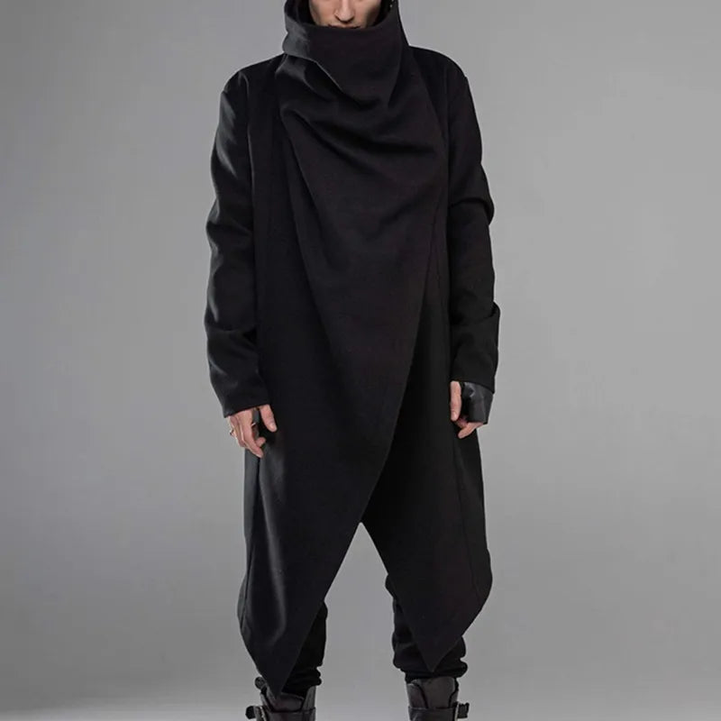 Urban Shadow Asymmetrical Poncho Hoodie