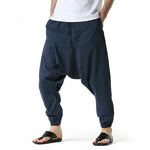 Cyber Nomad Harem Trousers - Hiphop Harem Pants Baggy Casual Yoga Loose Drop Crotch Trouser cyberpunk avant garde