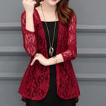 Boho Chic Summer Lace Cardigan - Bohemian Hollow Lace Sunproof Chiffon Summer Outwear