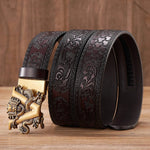 CyberDrake Genuine Leather Belt