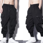 Stealth Mode Cyber Joggers - Loose Harem Pants Men Cargo Trousers Hip Hop  Ankle Length Pant Fashion Streetwear Pocket Sweatpants