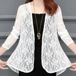 Boho Chic Summer Lace Cardigan - Bohemian Hollow Lace Sunproof Chiffon Summer Outwear