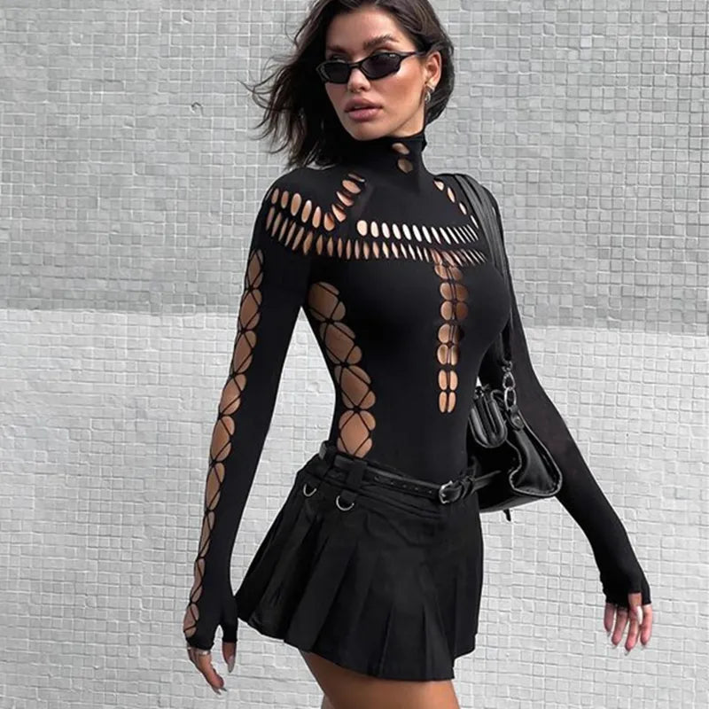 Cybernetic Elegance Bodysuit