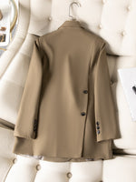 Classic Casual Women's Blazer - Office Wear Stylish Jackets Straight Fit Blazers Black, Pink, Coffee