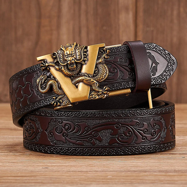 CyberDrake Genuine Leather Belt