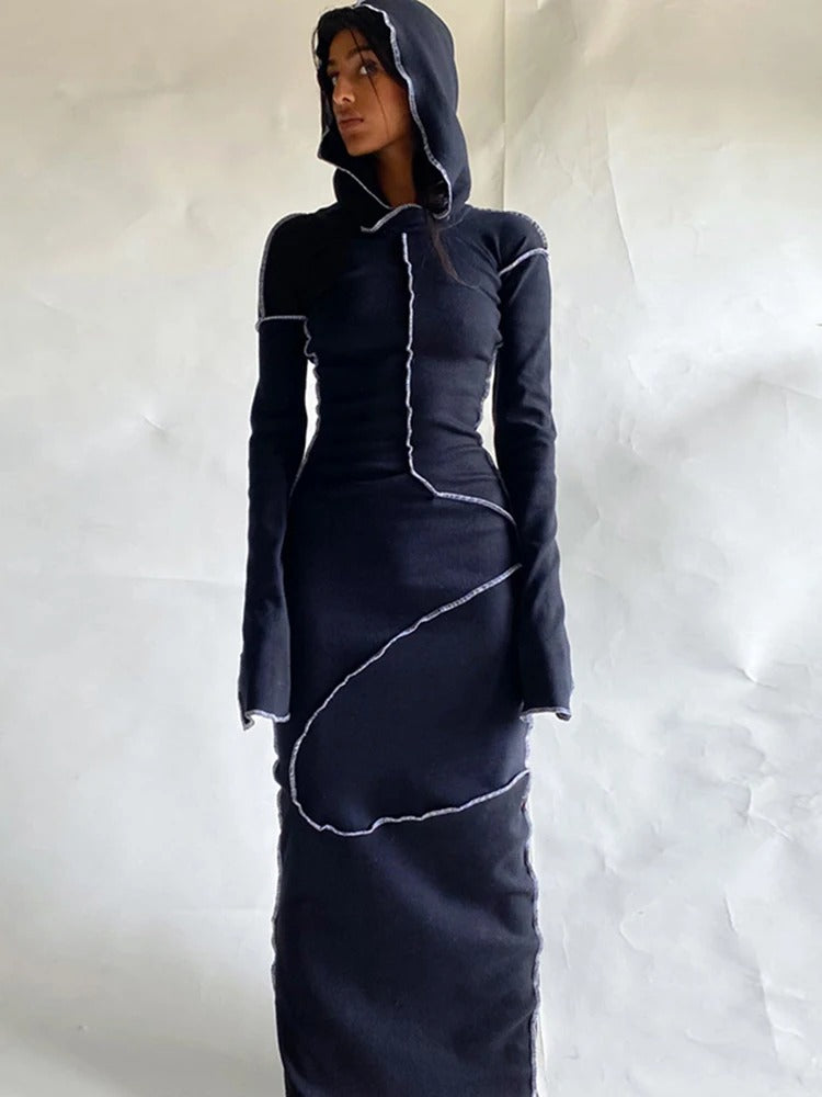 Khaki Patchwork Dress