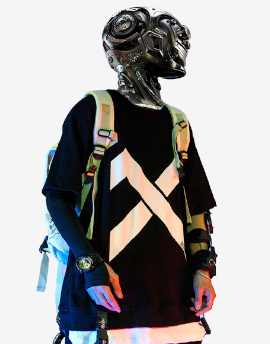 NeoTokyo Techwear Tee - Harajuku Style, Anime T-Shirt, Casual Sport, Hip Hop, Punk