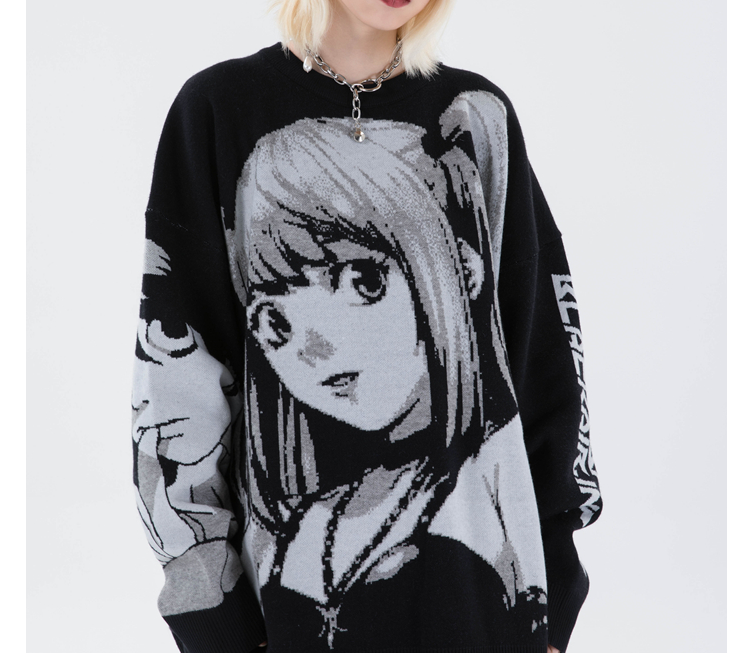 Anime Girl Knitted Sweater