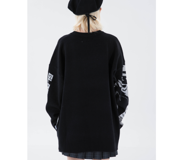 Anime Girl Knitted Sweater