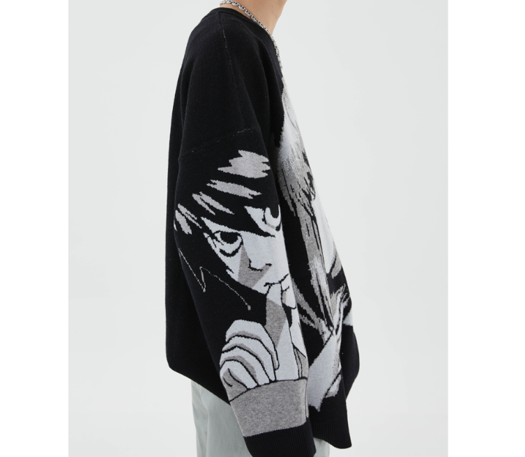 Anime Girl Knitted Sweater