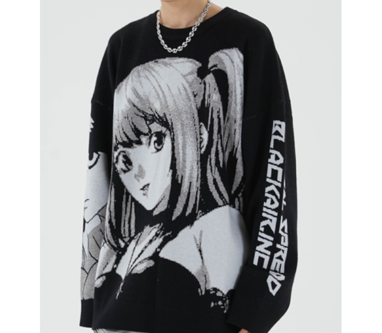 Anime Girl Knitted Sweater