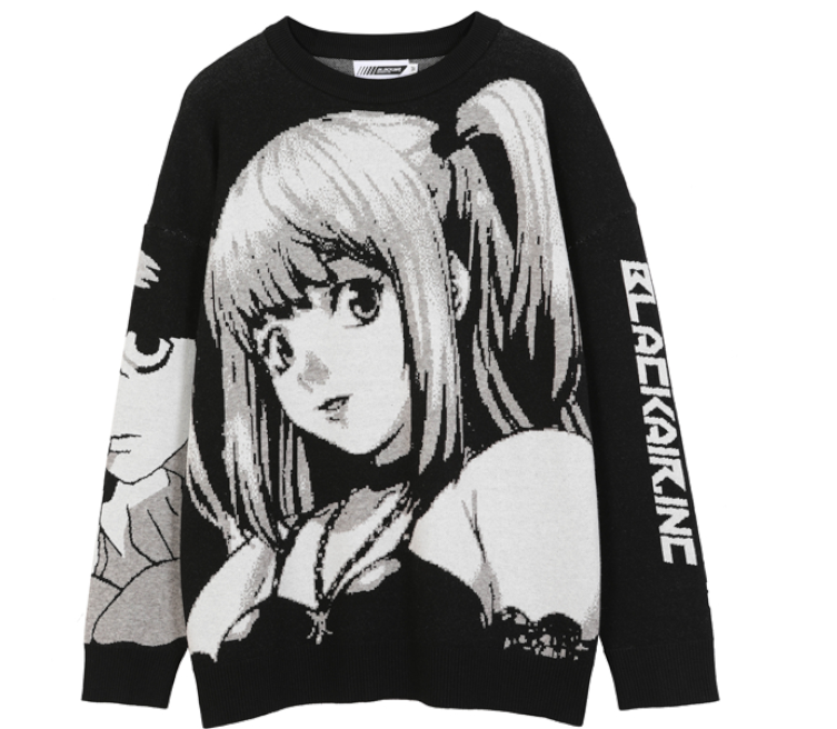 Anime Girl Knitted Sweater