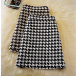 Black and White Plaid Skirt - Dark Academia  Cottagecore Clothes Gothic Retro Elegant Renaissance Harajuku Indie clothes Edgy Clothing Alt Clothing Vintage