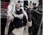 Gothic Utopia Crop Top Vest