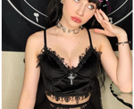 Gothic Utopia Crop Top Vest