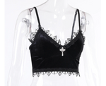 Gothic Utopia Crop Top Vest