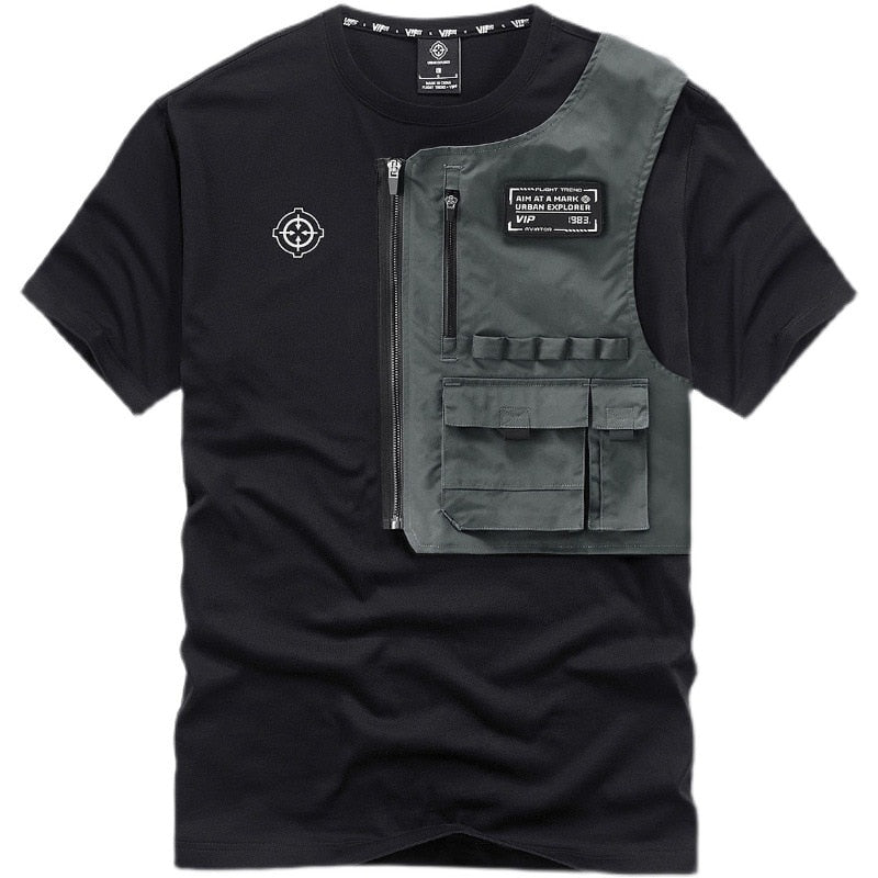 Operative Edge Patchwork Techwear Tee