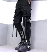 Techwear Cargo Pants - Men Y2k Gothic Cyber goth clothing Cyberpunk Dark Academia Cyber Fashion Edgy Alt Dark Academia