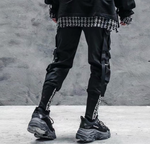 Techwear Cargo Pants - Men Y2k Gothic Cyber goth clothing Cyberpunk Dark Academia Cyber Fashion Edgy Alt Dark Academia