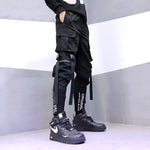Techwear Cargo Pants - Men Y2k Gothic Cyber goth clothing Cyberpunk Dark Academia Cyber Fashion Edgy Alt Dark Academia