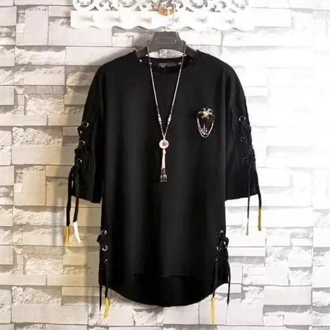 Rebel Lace-Up Street Tee