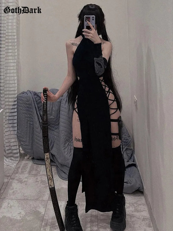 Gothic bodycon dress best sale