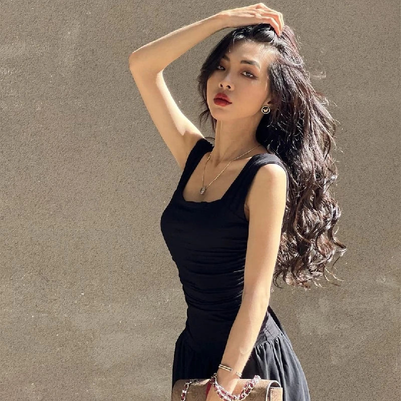 Midnight Reverie Ruched Maxi Dress