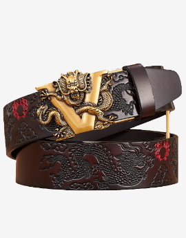 CyberDrake Genuine Leather Belt