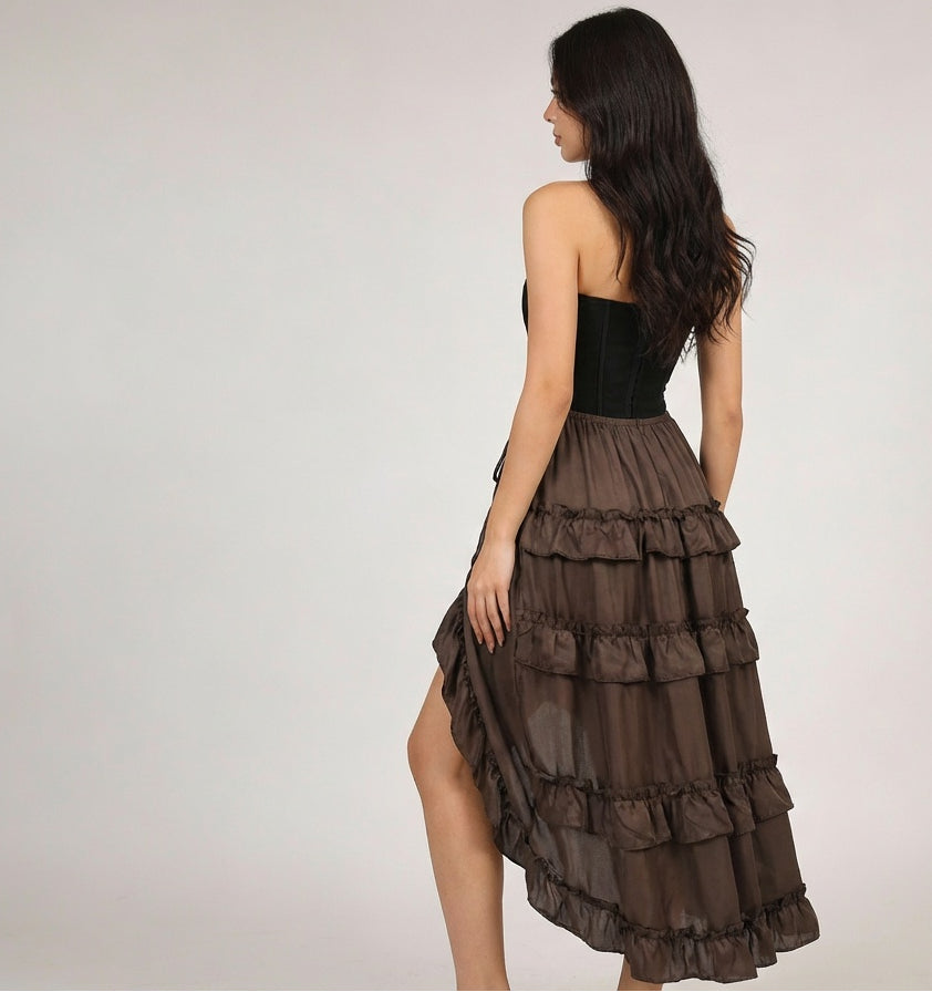 Ravenna Ruched Victorian Skirt