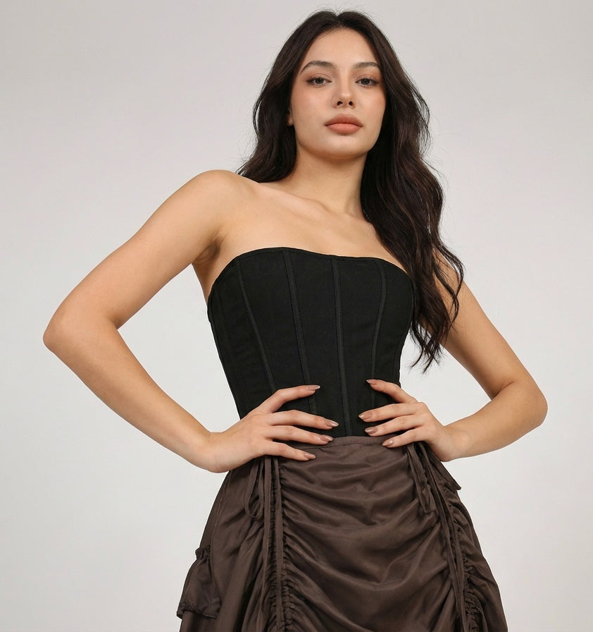 Ravenna Ruched Victorian Skirt