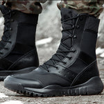 VentureStride Lightweight Tactical Hiking Boots - Techwear street wear  Breathable Mesh Outdoor Climbing Shoes