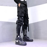 Techwear Cargo Pants - Men Y2k Gothic Cyber goth clothing Cyberpunk Dark Academia Cyber Fashion Edgy Alt Dark Academia